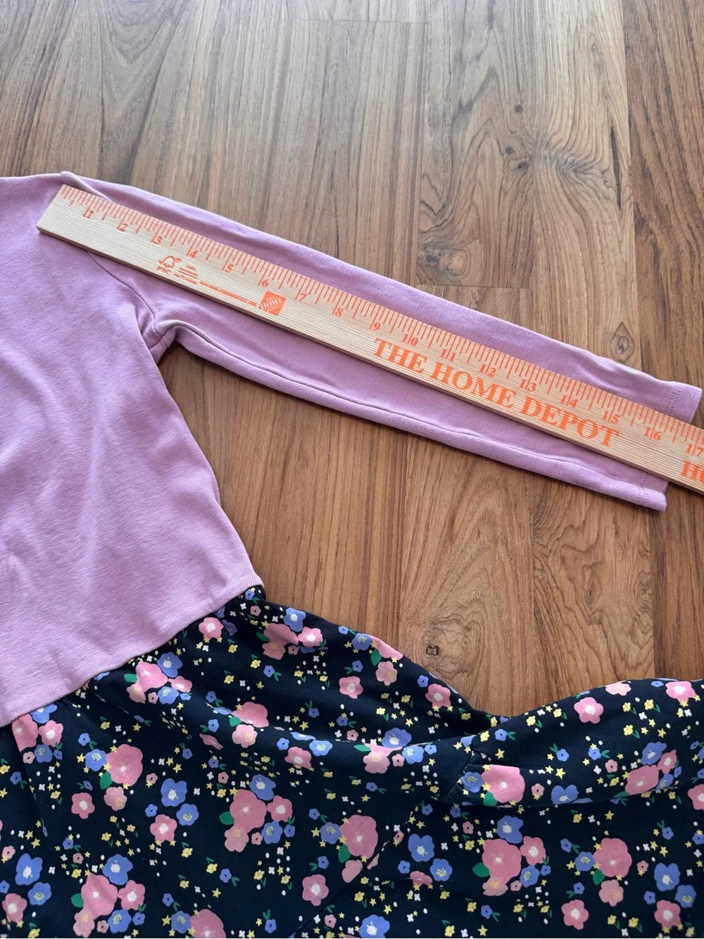 Tea Collection Dress Girls Size 10 Long Sleeve Pink Top Floral Skirt